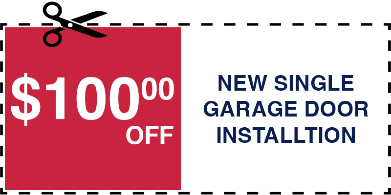 100 off garage door repair Mount Sinai